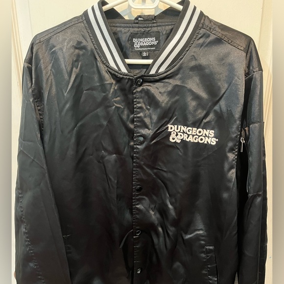 Dungeons & Dragons Prince Of Demons Demogorgon Satin Like Varsity Jacket Large - Picture 2 of 9
